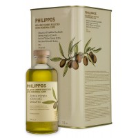 PHILIPPOS ORGANIC Extra Virgin Olive Oil 500ml + 3L
